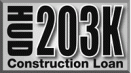 HUD 203K Construction Loan logo - home inspection services